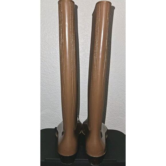 LIZA RIGON Vintage Rubber Rain Boots 1970's Size 6/36 Made In Italy - Picture 7 of 16